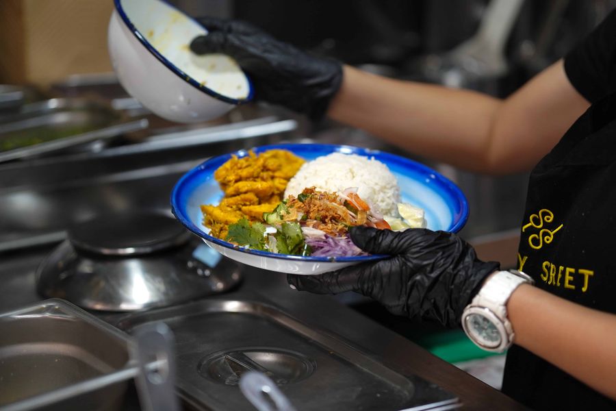 Satay Street — photograph 1 by Andrew Recchia